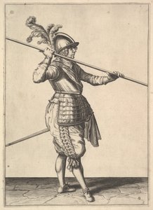 The Second Movement for Bringing the Pike on to the Shoulder and Holding It Horizontally by Unbekannt