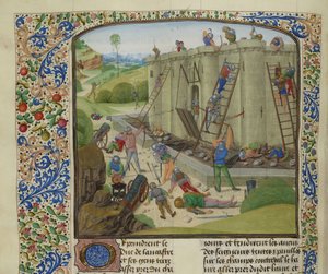 The siege of Brest, 1386, ca 1470-1475 by Unbekannt