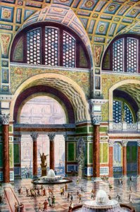 The Tepidarium of the Baths of Caracalla, Rome, Italy