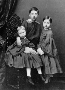 The Three Eldest Children of Grand Duke Konstantin Nikolayevich of Russia by Unbekannt