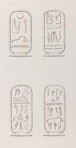 Thebes: Hieroglyphics, close up by Unbekannt