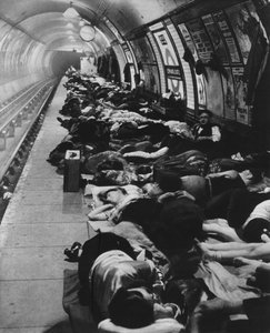 Those who went to shelters began a new kind of night-life, 11th November, 1940 by Unbekannt