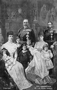 Three generations of the British Royal Family, c1903