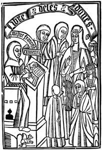 Title Page to the Libre de les Dones of Cardinal Ximenes, Barcelona, 1495, 1964 by Unbekannt