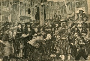Titus Oates in the Pillory by Unbekannt