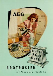 Toaster. AEG Advertising