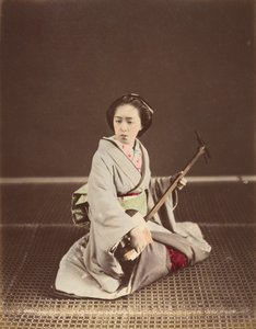 Tokyo Geisha with Shamisen