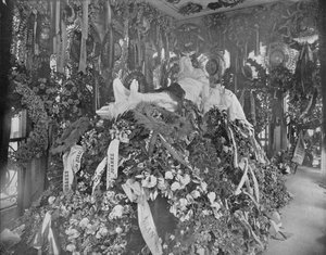 Tomb of Juarez, San Fernando Cemetery, City of Mexico, c1897