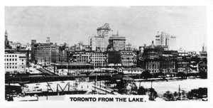 Toronto from the lake, Canada by Unbekannt