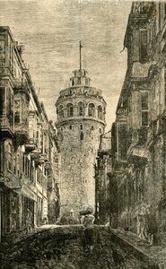 Tower of Galata, Constantinople, 1890 by Unbekannt
