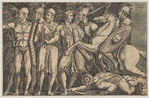 Trajan Fighting the Dacians, ca. 1515-1600 by Unbekannt