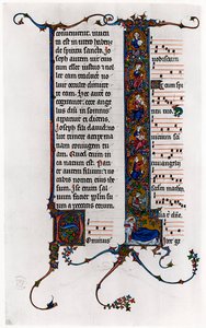 Tree of Jesse in Initial Letter I, late 13th century by Unbekannt