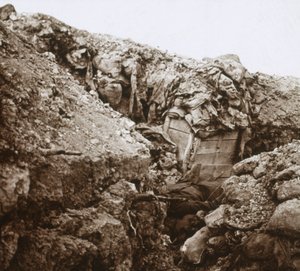 Trenches, Champagne, northern France