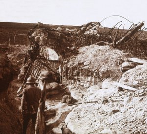 Trenches, Mont Haut, northern France, c1914-c1918