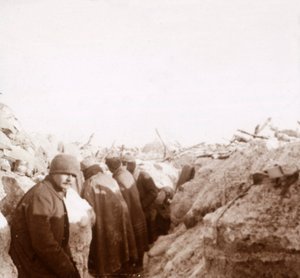 Trenches, Tahure, Northern France, c1914-c1918