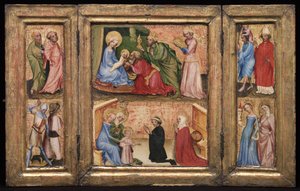 Triptych with the Adoration of the Magi by Unbekannt Unbekannt