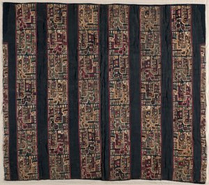 Tunic Fragments with Bird-Headed Creature, 600-1000 by Unbekannt