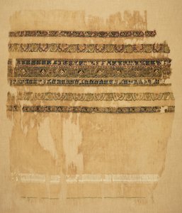 Turban or Shawl End with Tiraz and Gold