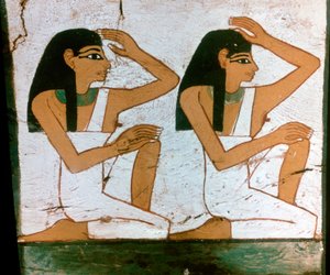 Two Mourners (detail)