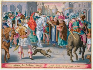 Two Monks Present Silkworms Smuggled from China to the Byzantine Emperor Justinian by Unbekannt