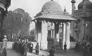 Unveiling of the Indian Memorial Gateway by the Maharaja of Patiala, 26th October 1921, 1939