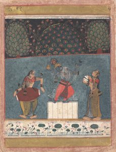 Vasant Ragini: Folio from a ragamala series Garland of Musical Modes by Unbekannt