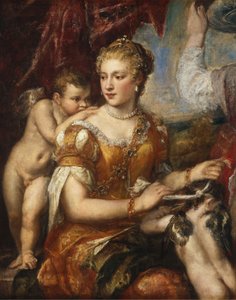 Venus Blindfolding Cupid