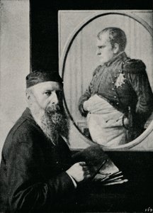 Verestchagin Painting a Picture of Napoleon, c1890