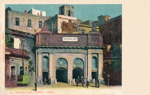 Victoria Gate, Valletta - Malta by Unbekannt