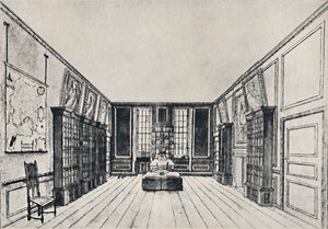View Towards the Thames in Samuel Pepys Library, York Buildings by Unbekannt