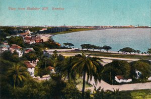 View from Malabar Hill, Bombay, c1920