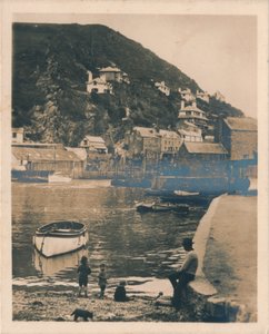 View from the Harbour - Polperro, 1927