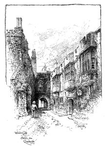 View from the Quadrangle, Windsor Castle