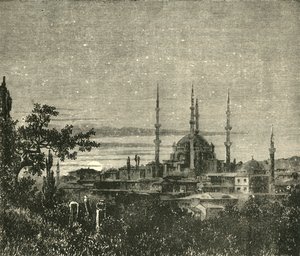 View in Adrianople - The Mosque of Selim II