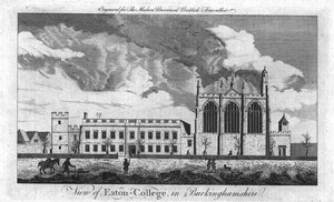 View of Eaton-College, in Buckinghamshire by Unbekannt