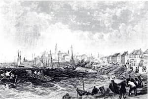 View of Kostroma, ca 1835 by Unbekannt