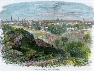 View of Salem, Massachusetts, USA