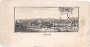 View of Tartu, 1800 by Unbekannt