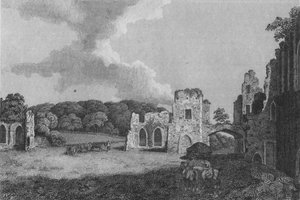 View of Part of the Ruins of the Abbey of St. Agatha: Near Eastby, Yorkshire