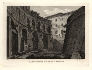 View of the Baths of Paolo Emilio at Trajan