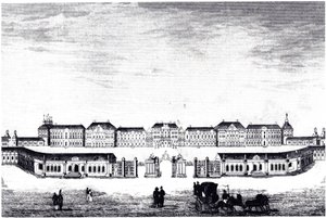 View of the Catherine Palace in Tsarskoye Selo