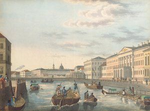View of the Fontanka River in Saint Petersburg