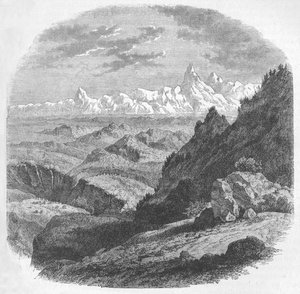 View of the Himalayan Range