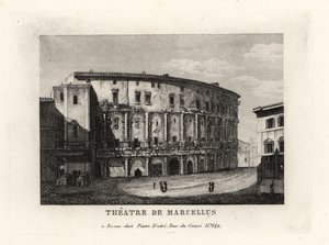 View of the Theatre of Marcellus by Unbekannt