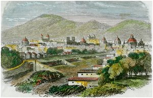 View of the city of Cuzco, Peru, c1875 by Unbekannt