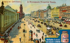 Views of Capitals: Nevsky Prospect, St Petersburg, c1900 by Unbekannt