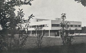 Villa at Poissy, constructed in reinforced concrete