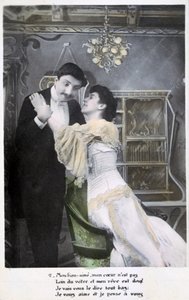 Vintage French Postcard, c1900