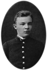 Vladimir Ulyanov Lenin as a grammar school pupil, Simbirsk, Russia, 1879 by Unbekannt