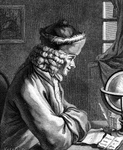 Voltaire, 18th century French author, playwright, satirist and man of letters